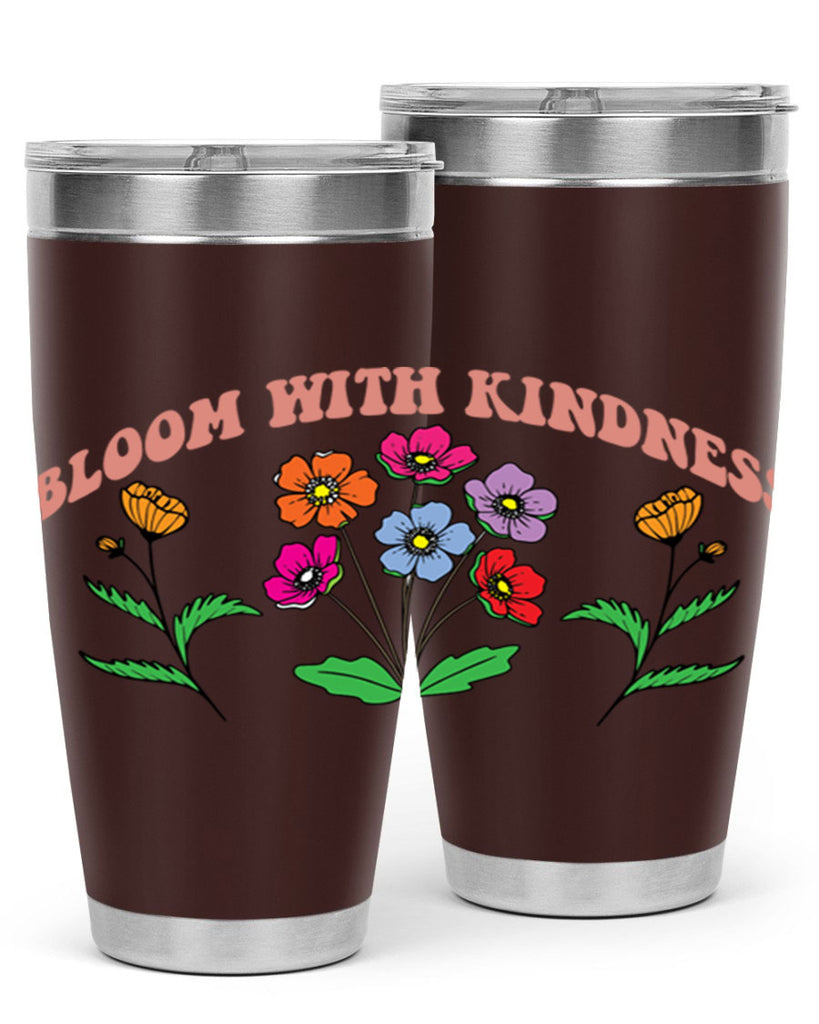 Bloom with Kindness  92#- spring- Tumbler