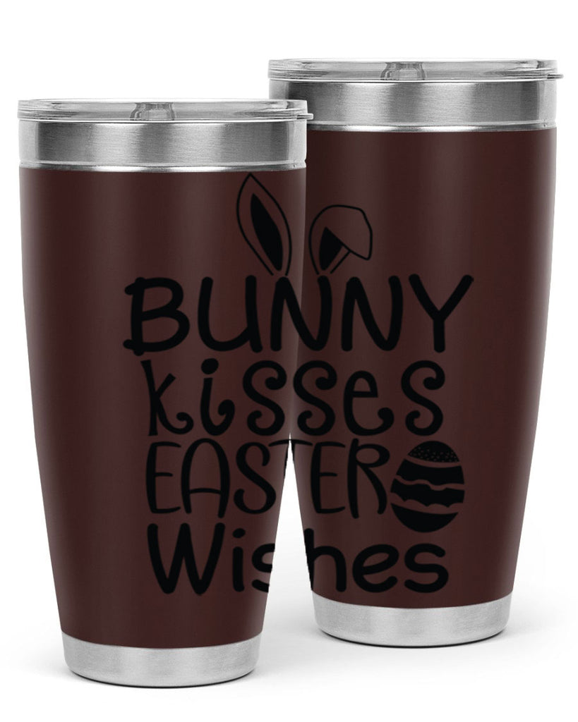 Bunny kisses easter wishes  94#- spring- Tumbler