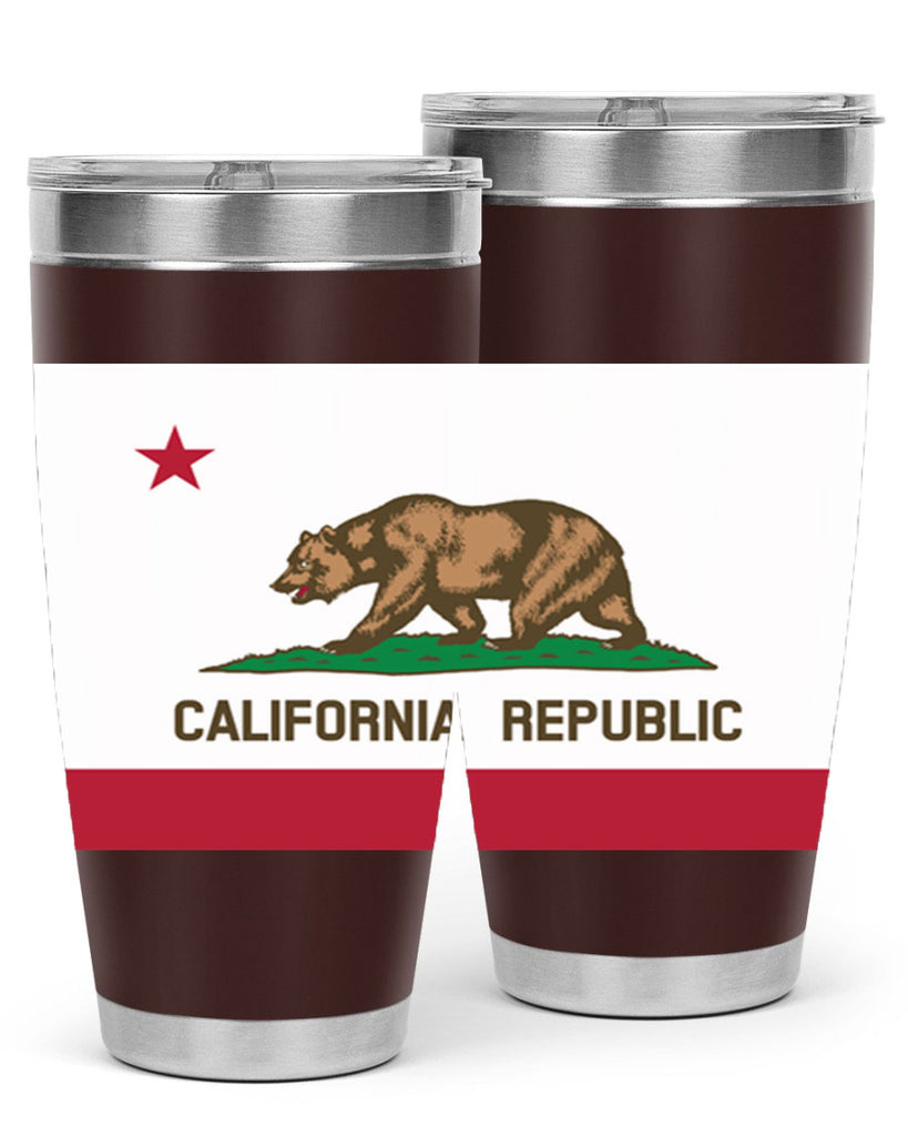 California 47#- Us Flags- Tumbler