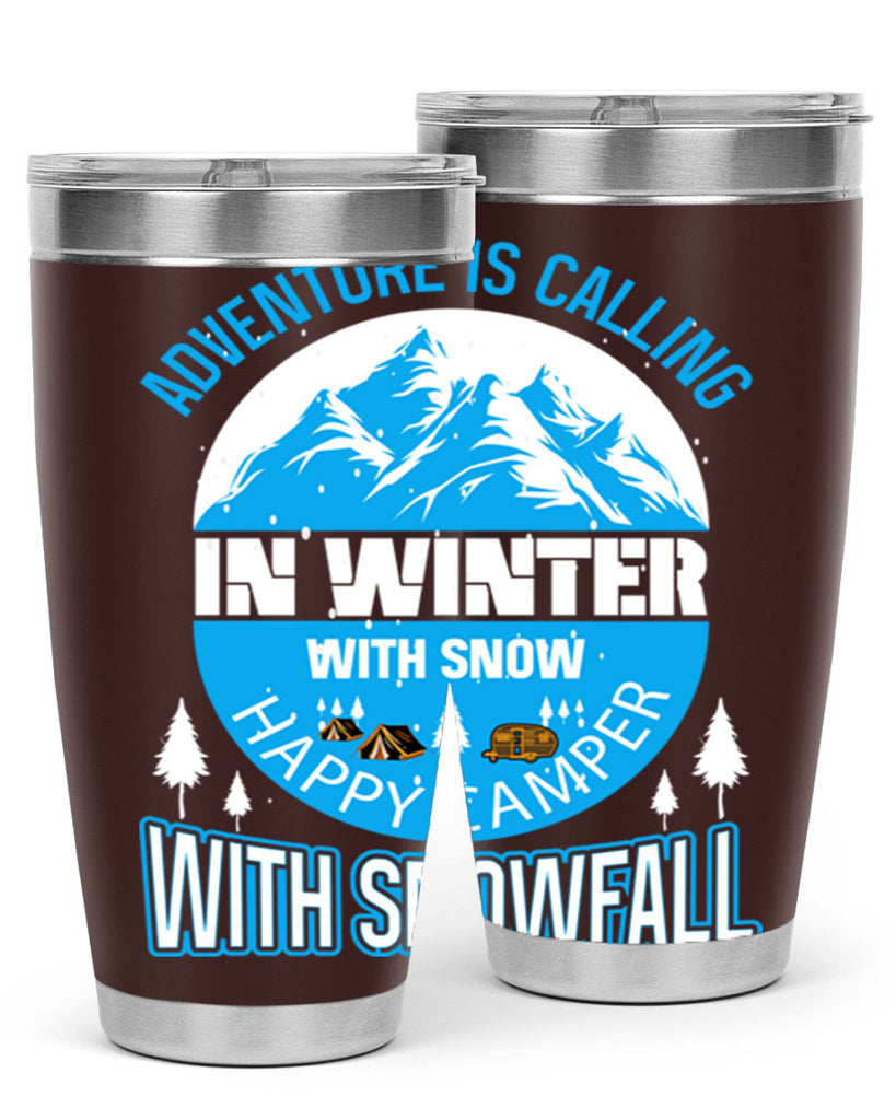 Camping Winter 39#- winter- Tumbler