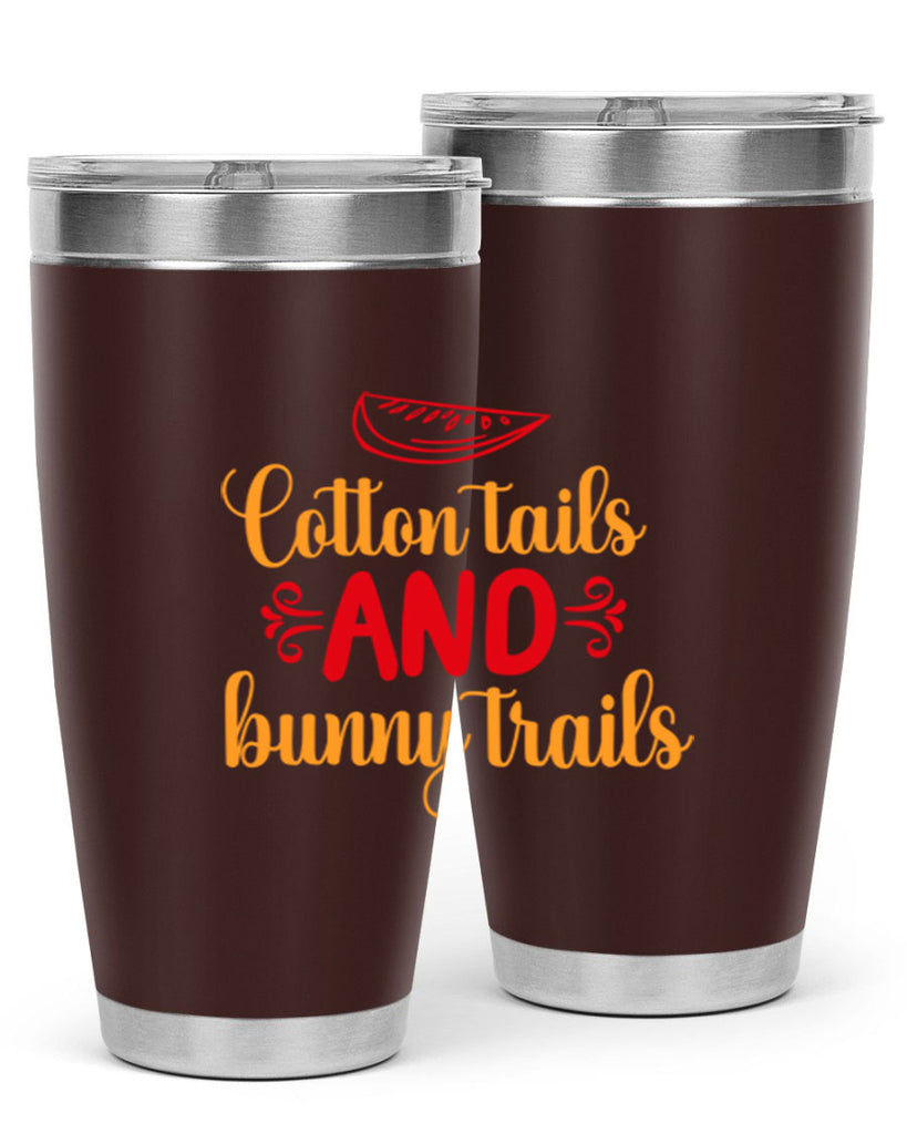 Cotton tails and bunny trails 111#- spring- Tumbler