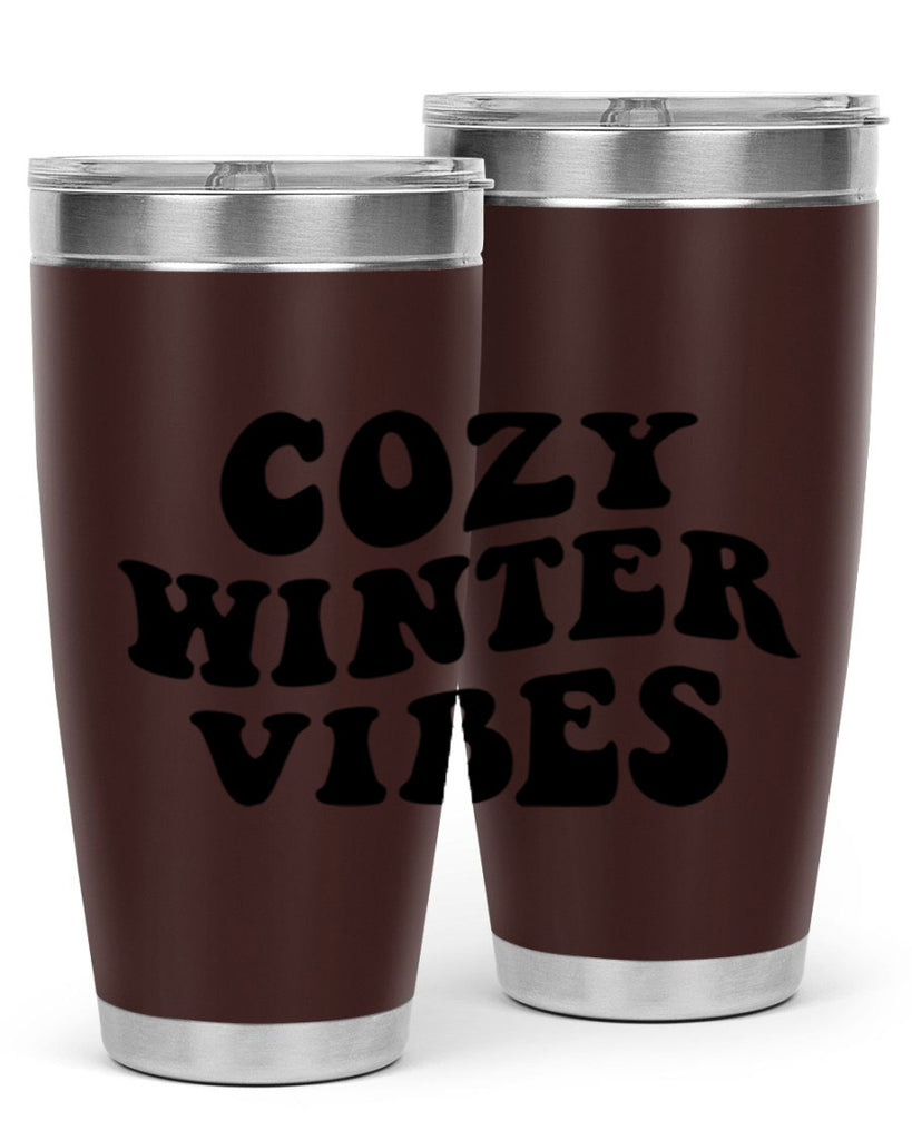 Cozy Winter Vibes 64#- winter- Tumbler