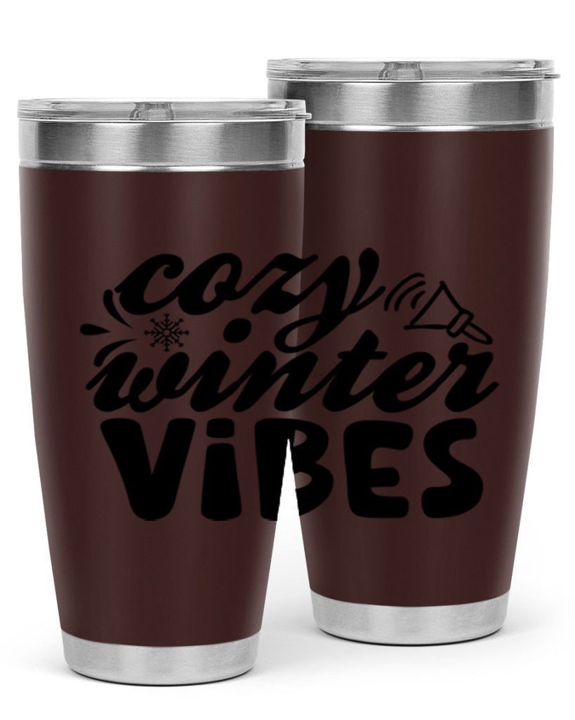 Cozy Winter Vibes 67#- winter- Tumbler