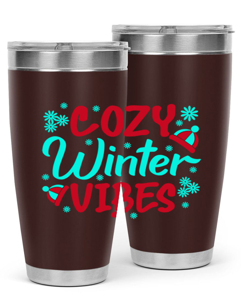 Cozy Winter Vibes Winter 83#- winter- Tumbler