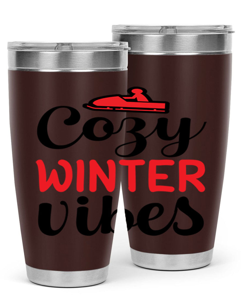 Cozy winter vibes 68#- winter- Tumbler
