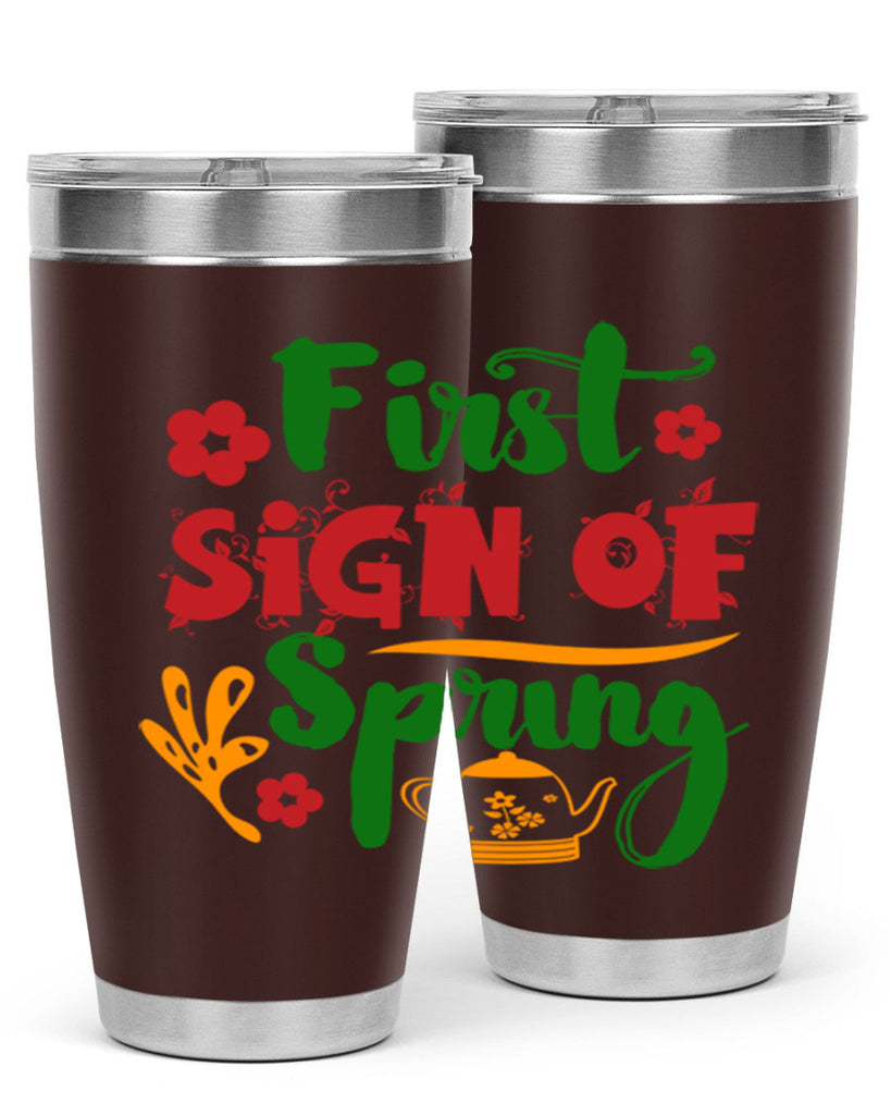 First Sign of Spring 139#- spring- Tumbler