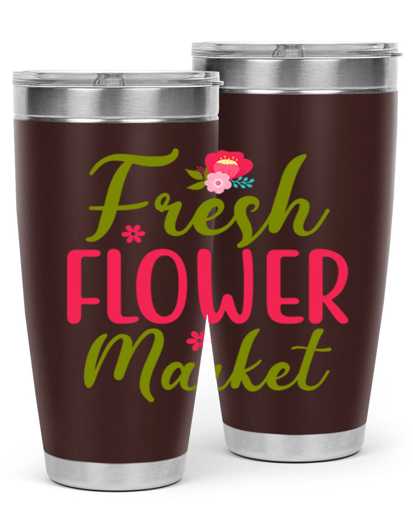 Fresh Flower Market 144#- spring- Tumbler
