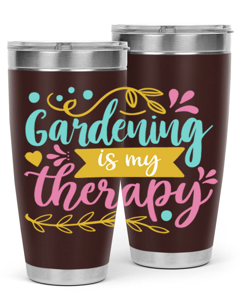 Gardening is my therapy Style 66#- summer- Tumbler