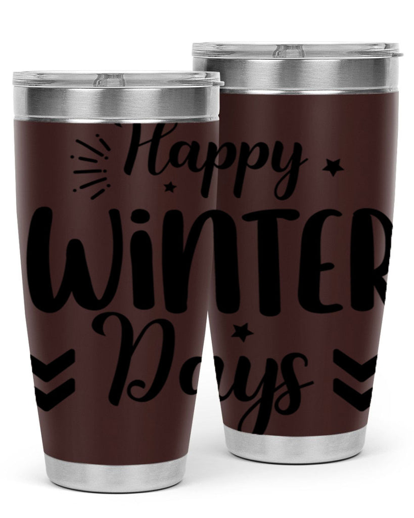 Happy Winter Days131#- winter- Tumbler