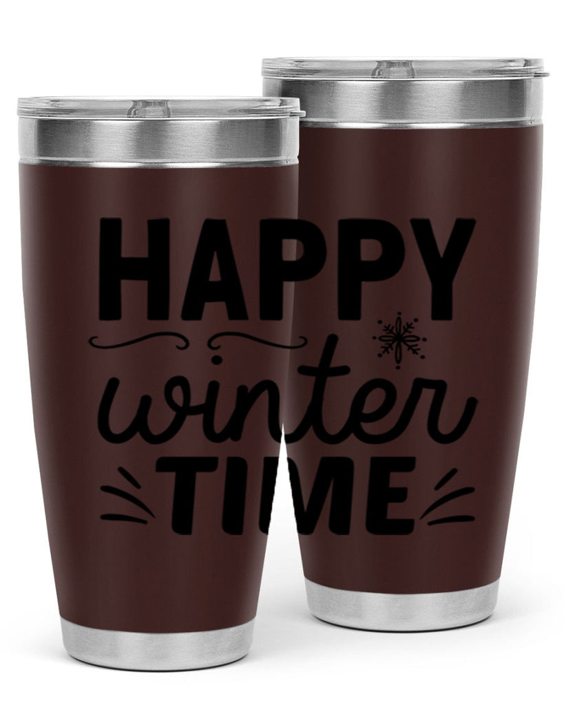Happy Winter Time134#- winter- Tumbler