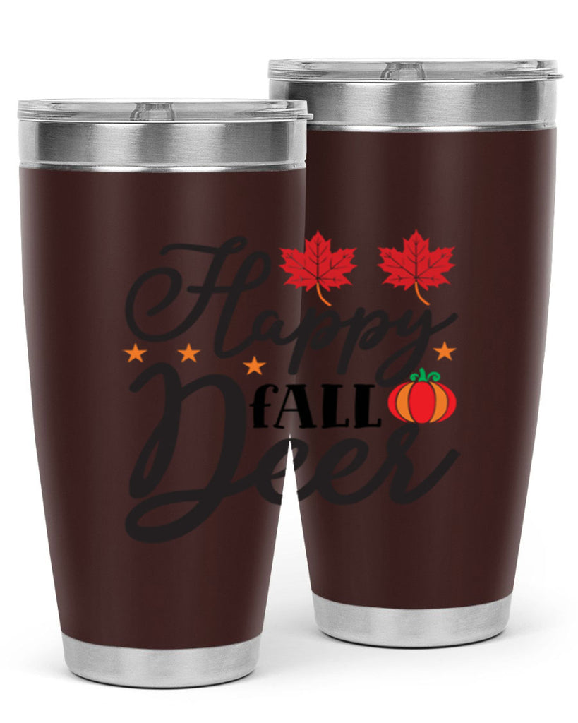 Happyfalldeer 254#- fall- Tumbler
