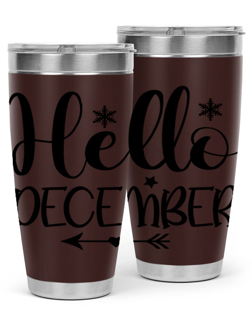 Hello December161#- winter- Tumbler