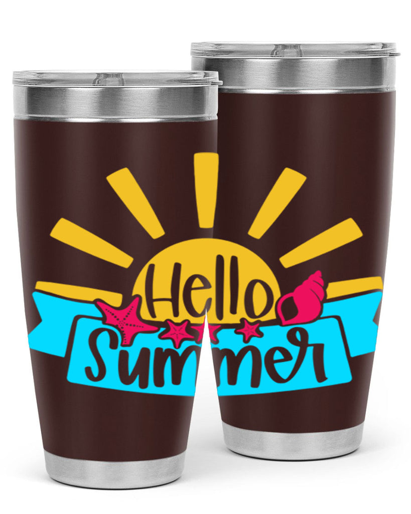 Hello Summer Style 38#- summer- Tumbler