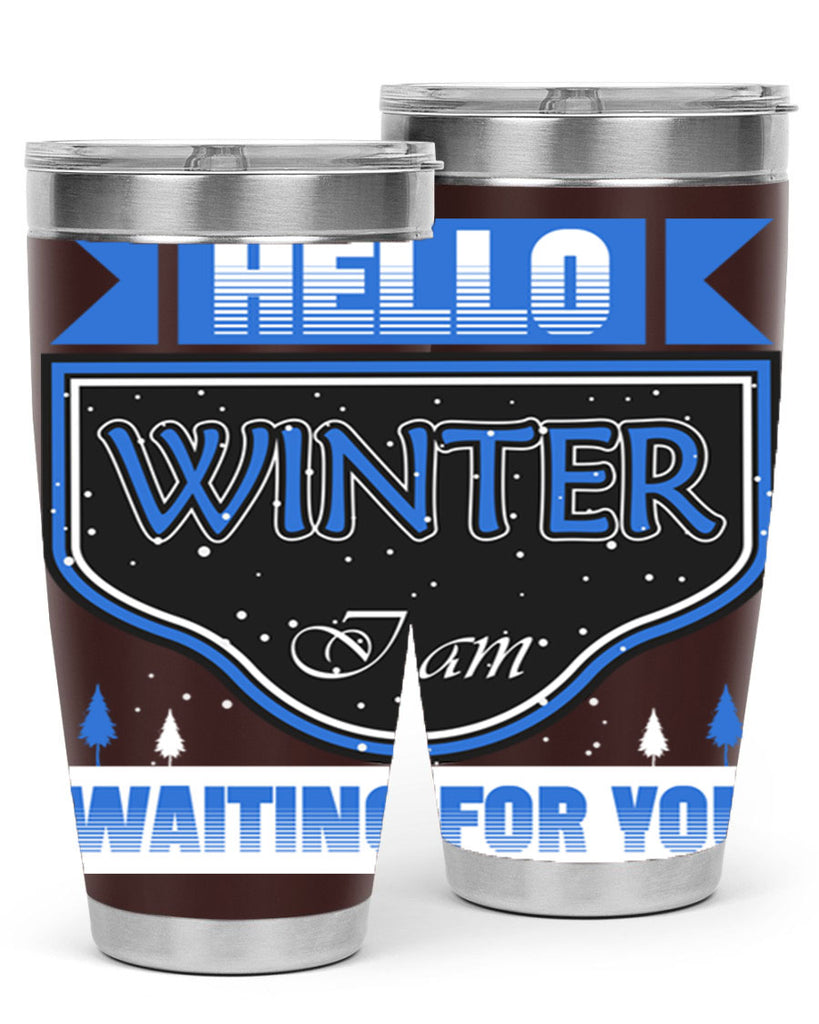 Hello Winter 164#- winter- Tumbler