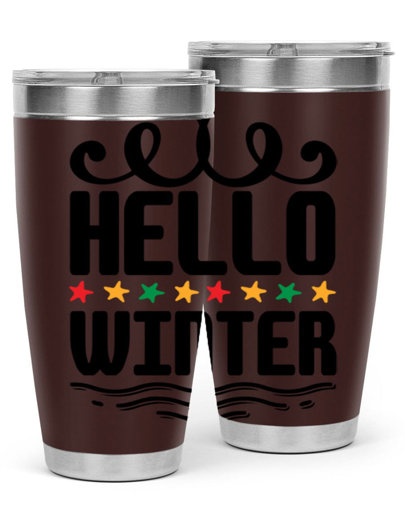 Hello Winter 185#- winter- Tumbler