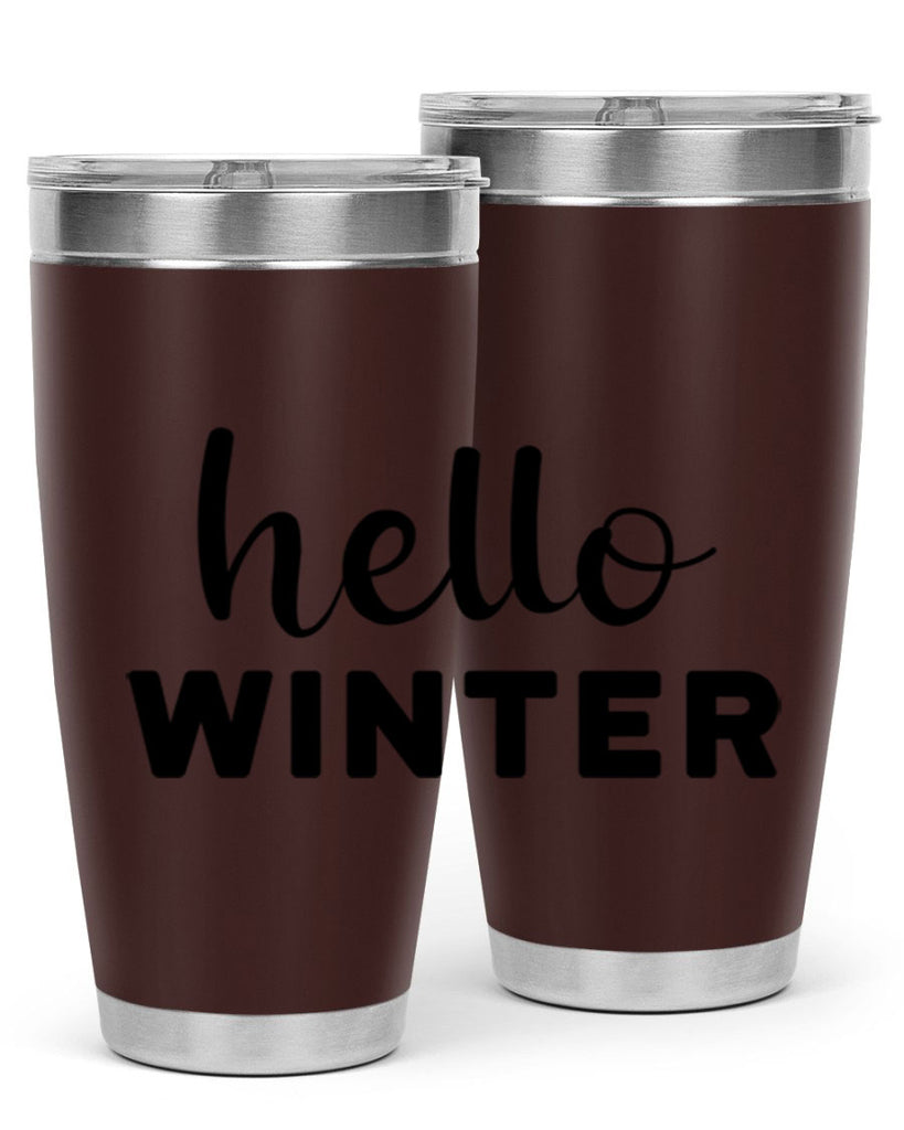Hello Winter 186#- winter- Tumbler