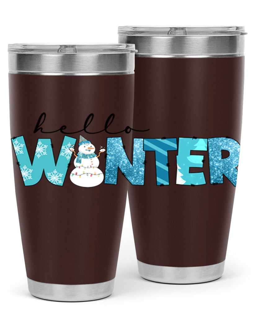 Hello Winter 188#- winter- Tumbler