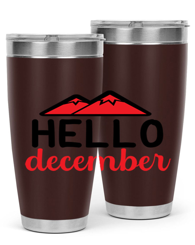 Hello december 160#- winter- Tumbler