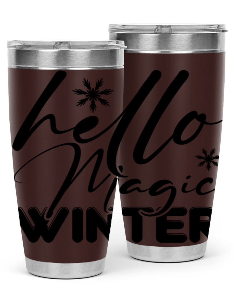 Hello magic winter 178#- winter- Tumbler