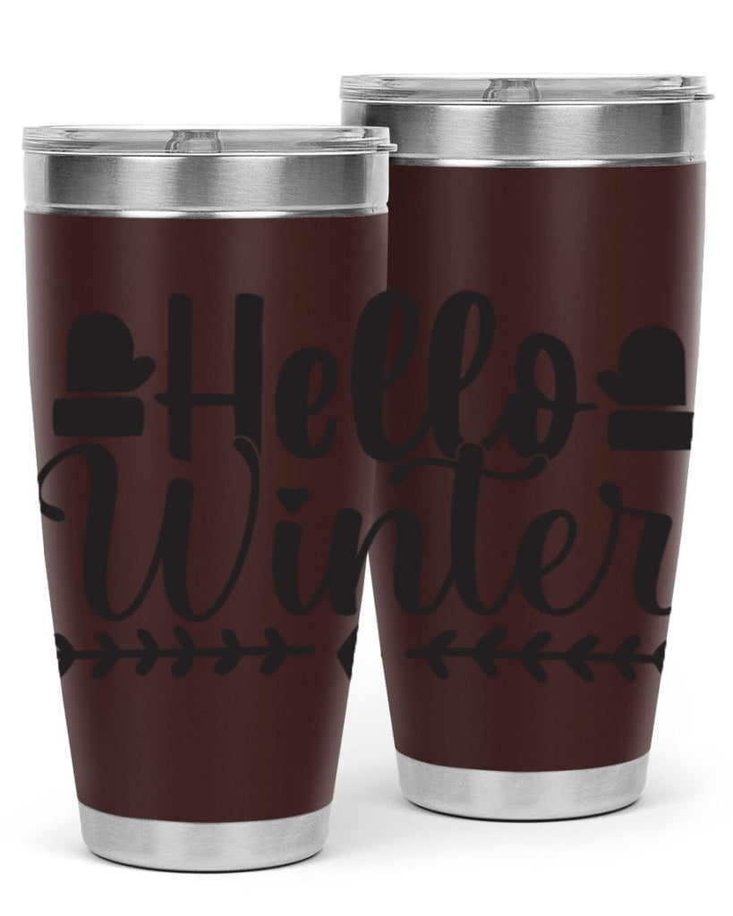 Hello winter 184#- winter- Tumbler