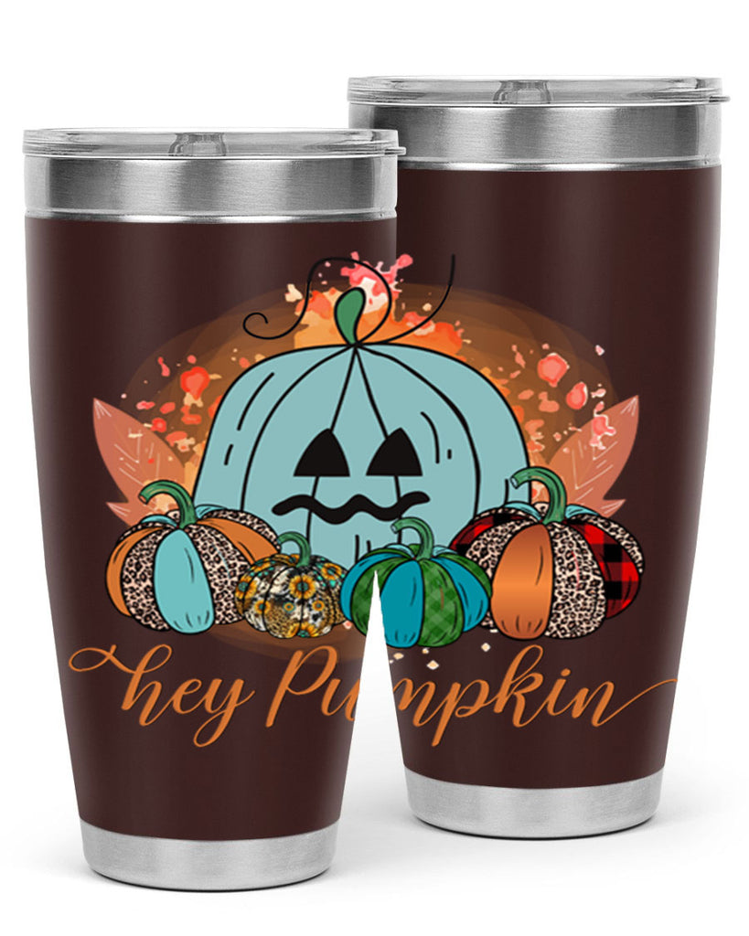 Hey Pumpkin 302#- fall- Tumbler