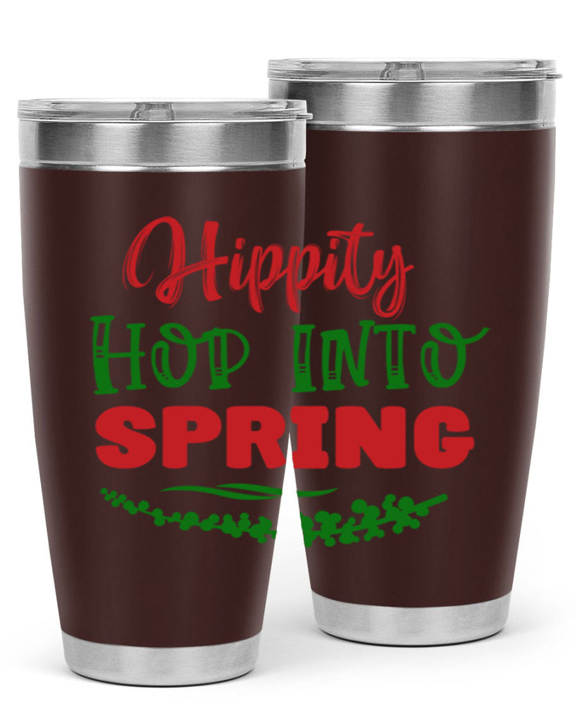 Hippity Hop into Spring 239#- spring- Tumbler