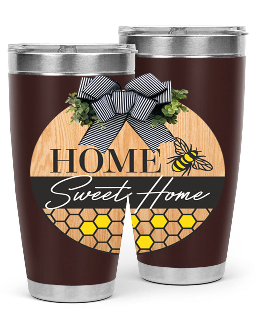 Home Sweet home bee and hive Mockup241#- spring- Tumbler