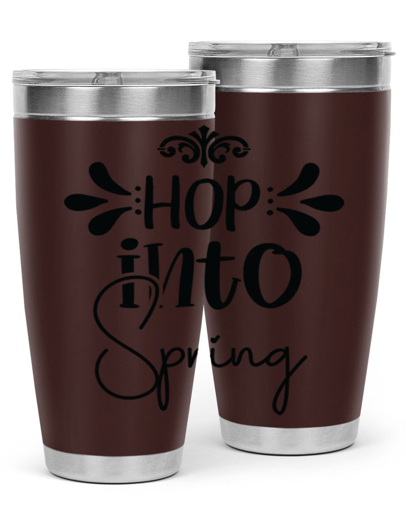 Hop into Spring 247#- spring- Tumbler