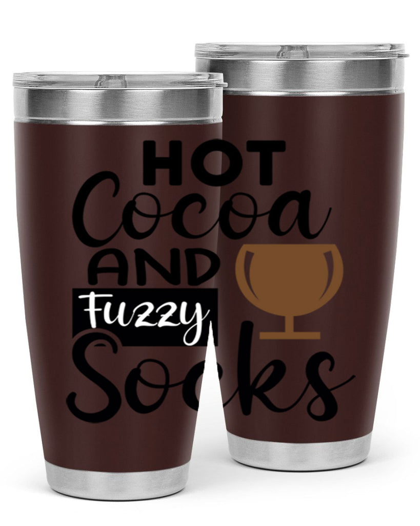 Hot Cocoa And Fuzzy Socks 218#- winter- Tumbler