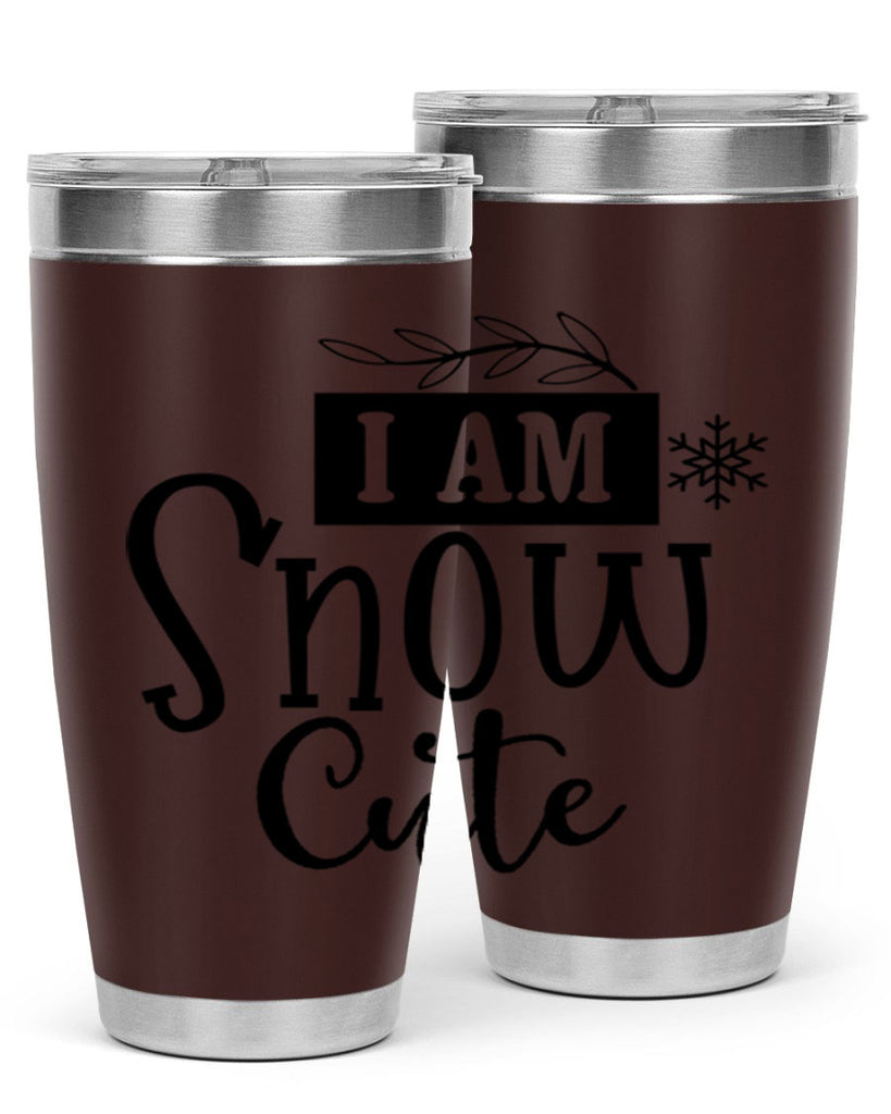 I Am Snow Cute 220#- winter- Tumbler
