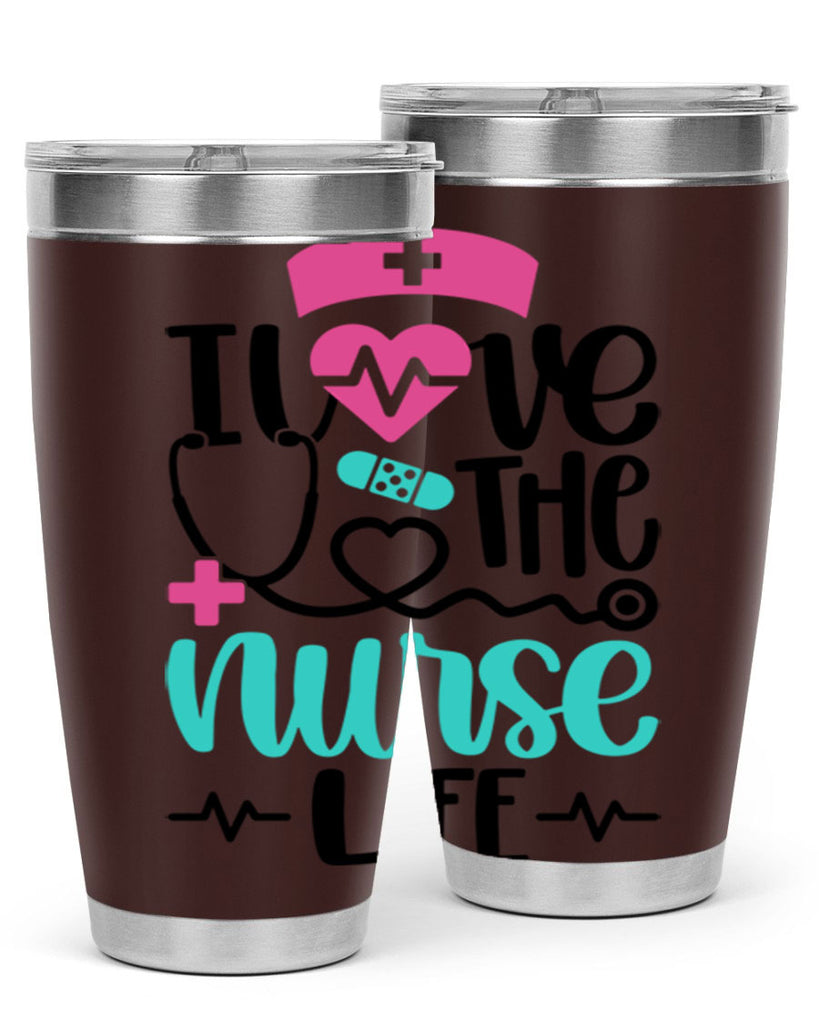 I Love The Nurse Life Style Style 169#- nurse- tumbler