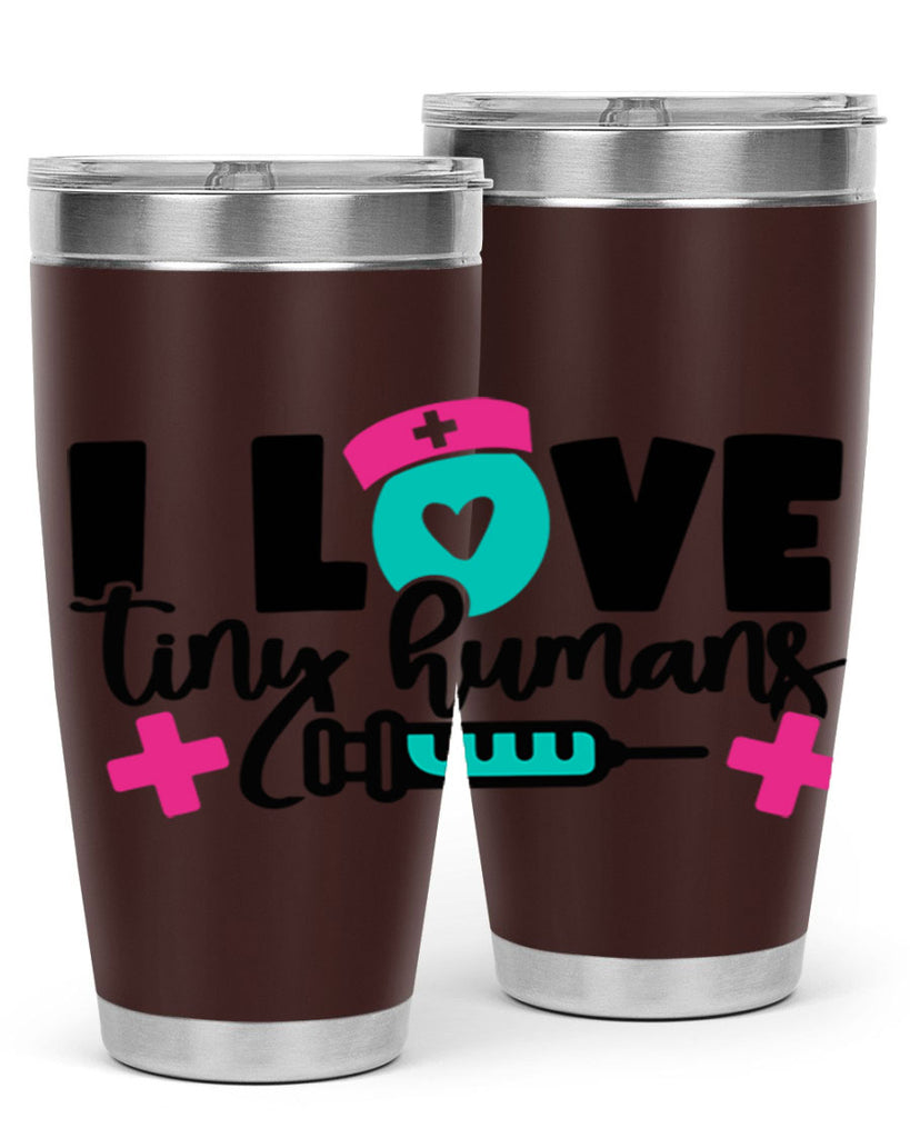 I Love Tiny Humans Style Style 166#- nurse- tumbler