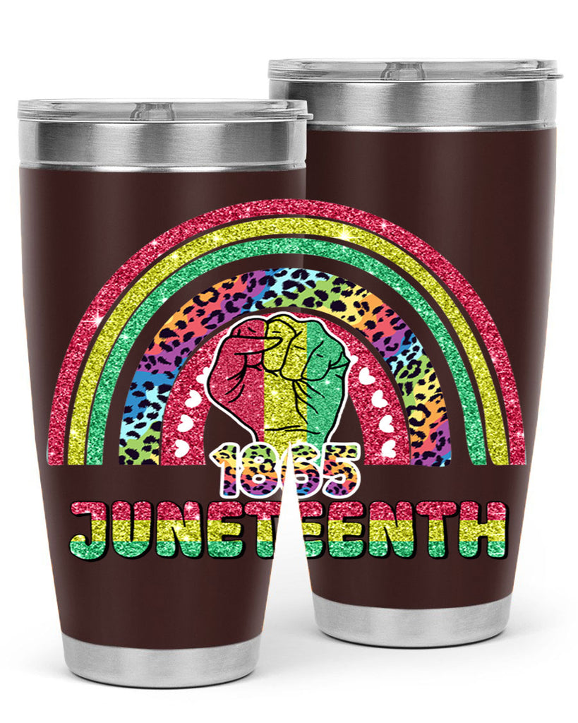 Juneteenth 1865 Rainbow 19#- Juneteenth- tumbler