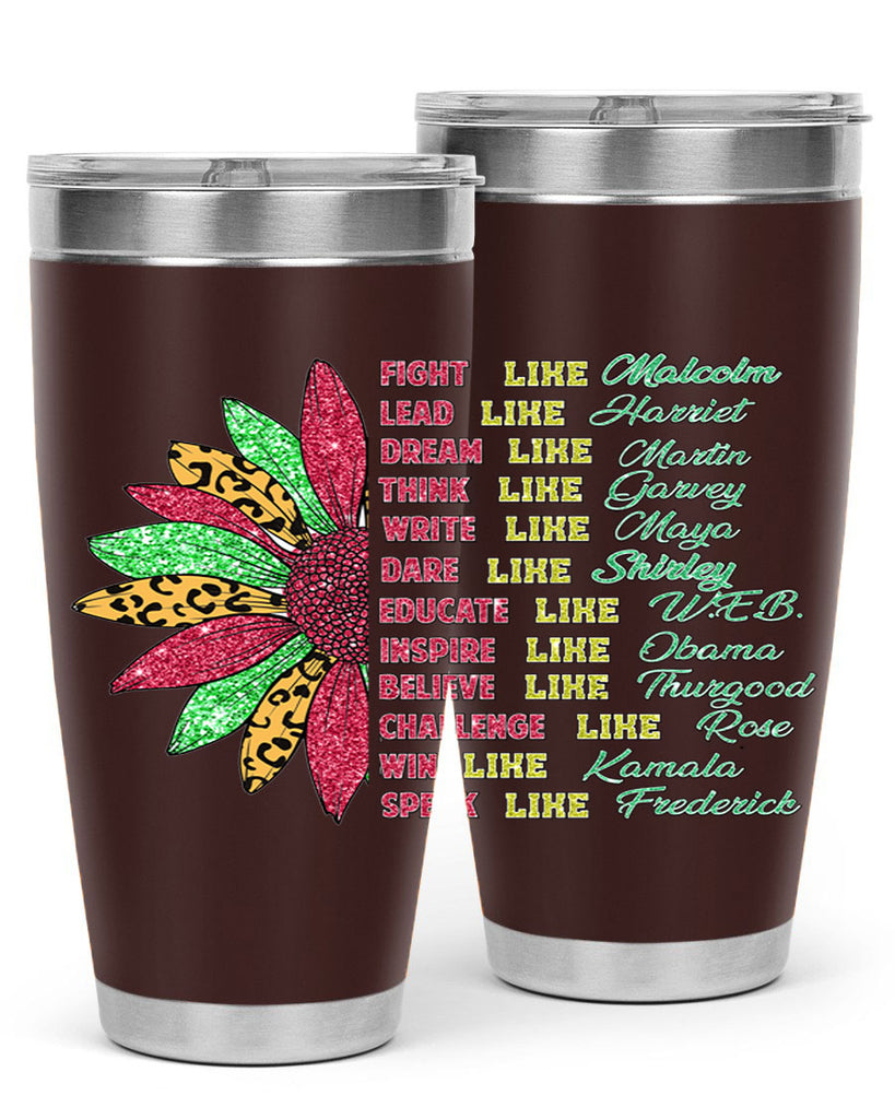Juneteenth Sunflower Design 17#- Juneteenth- tumbler