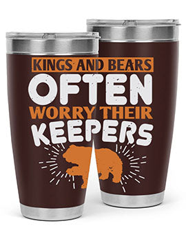 Kings and Bears often worry their Keepers 66#- Bears- Tumbler