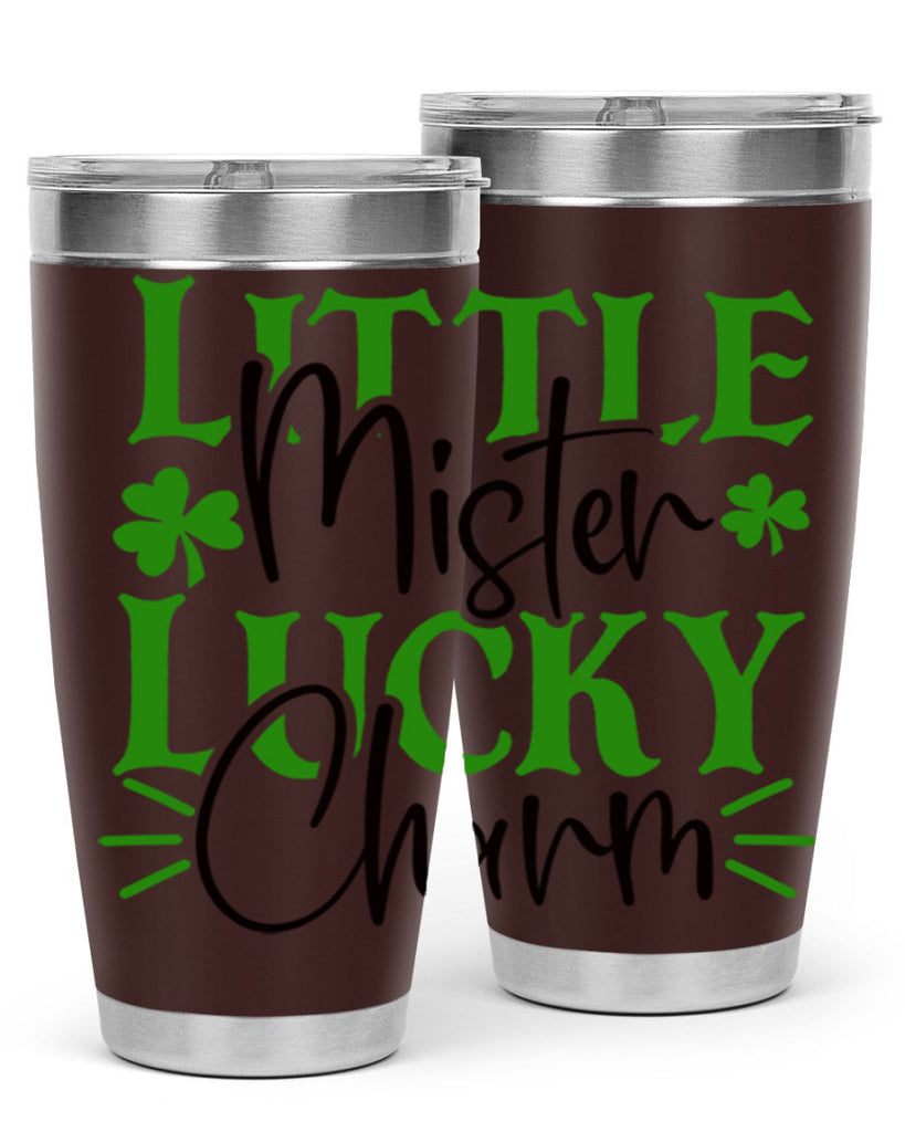 Little Mister Lucky Charm Style 153#- St Patricks Day- Tumbler