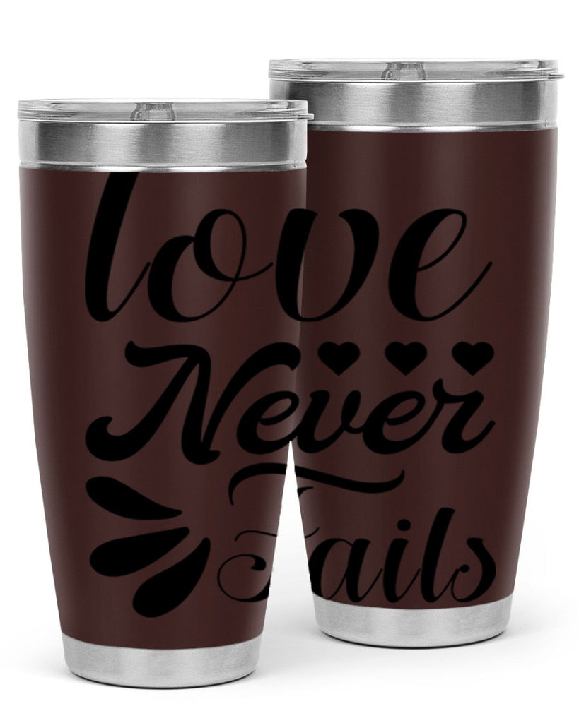 Love Never Fails 316#- winter- Tumbler