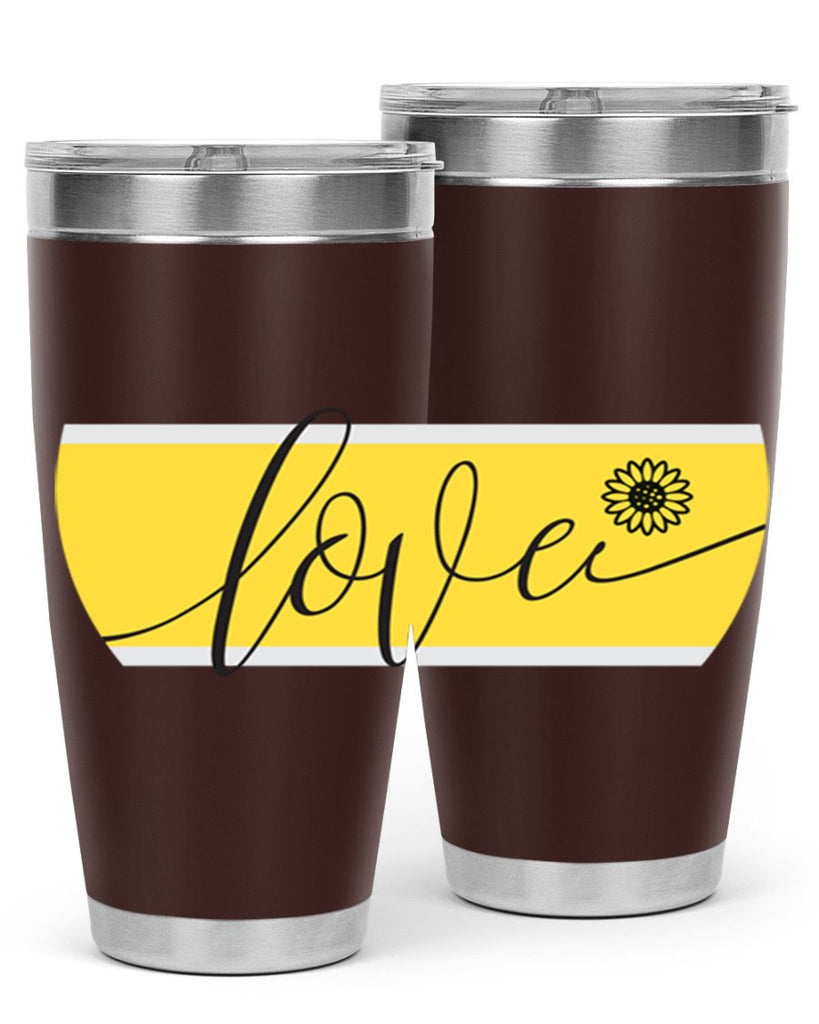 Love and daisy327#- spring- Tumbler