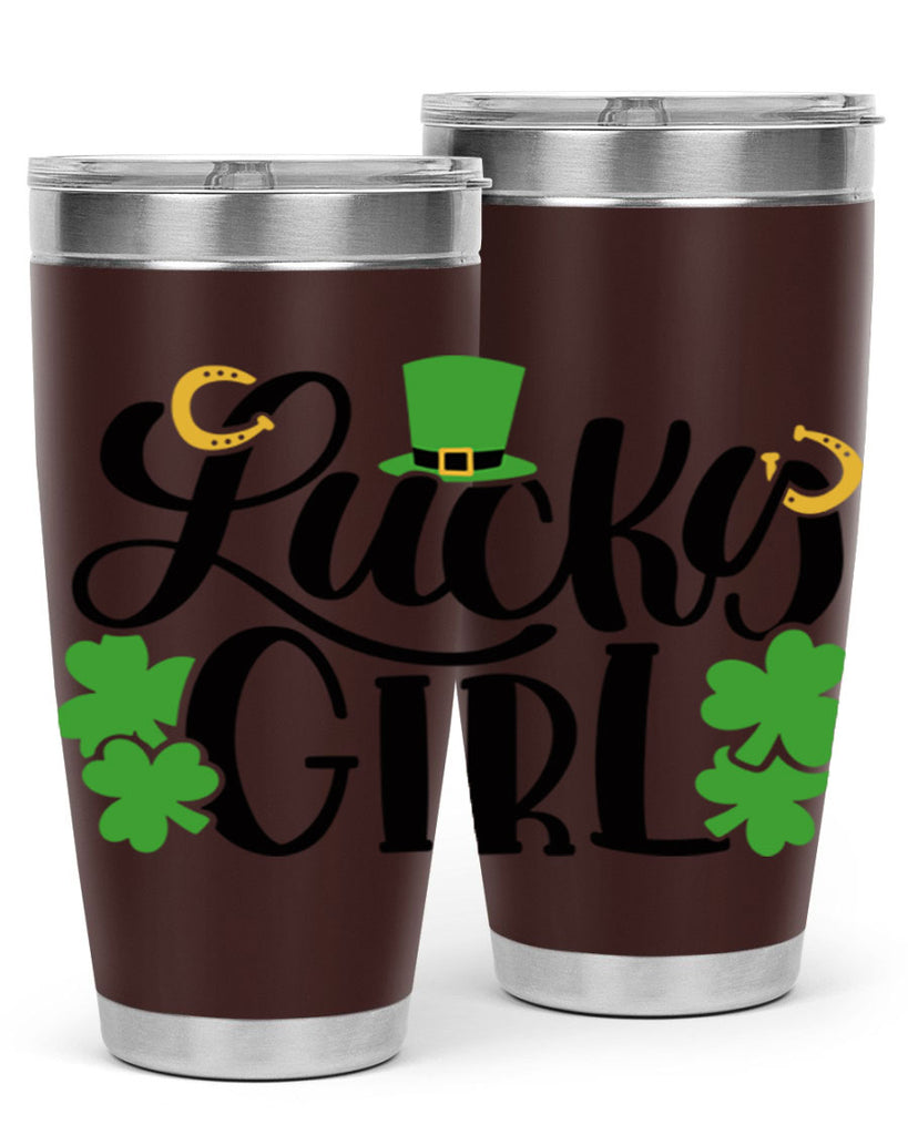 Lucky Girl Style 56#- St Patricks Day- Tumbler