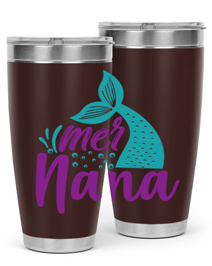Mer Nana 343#- mermaid- Tumbler