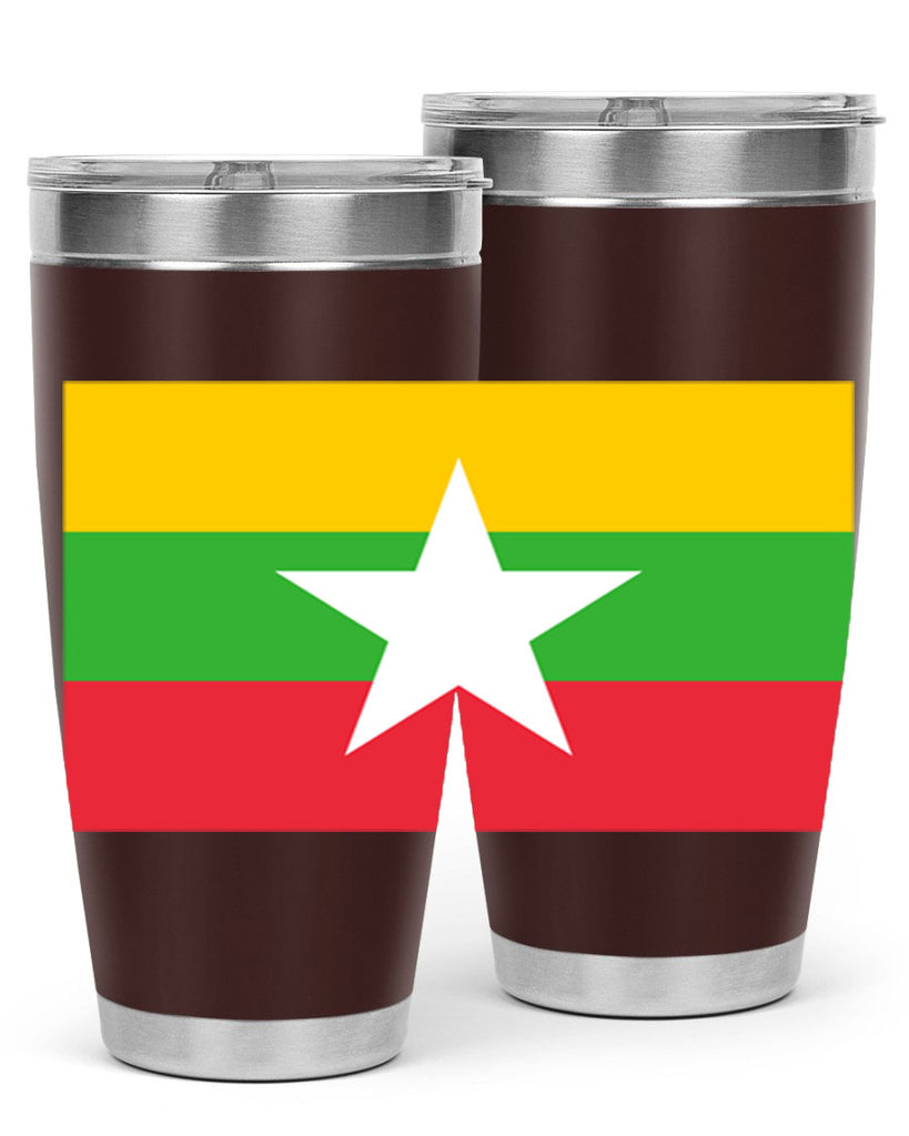 Myanmar 79#- world flags- Tumbler