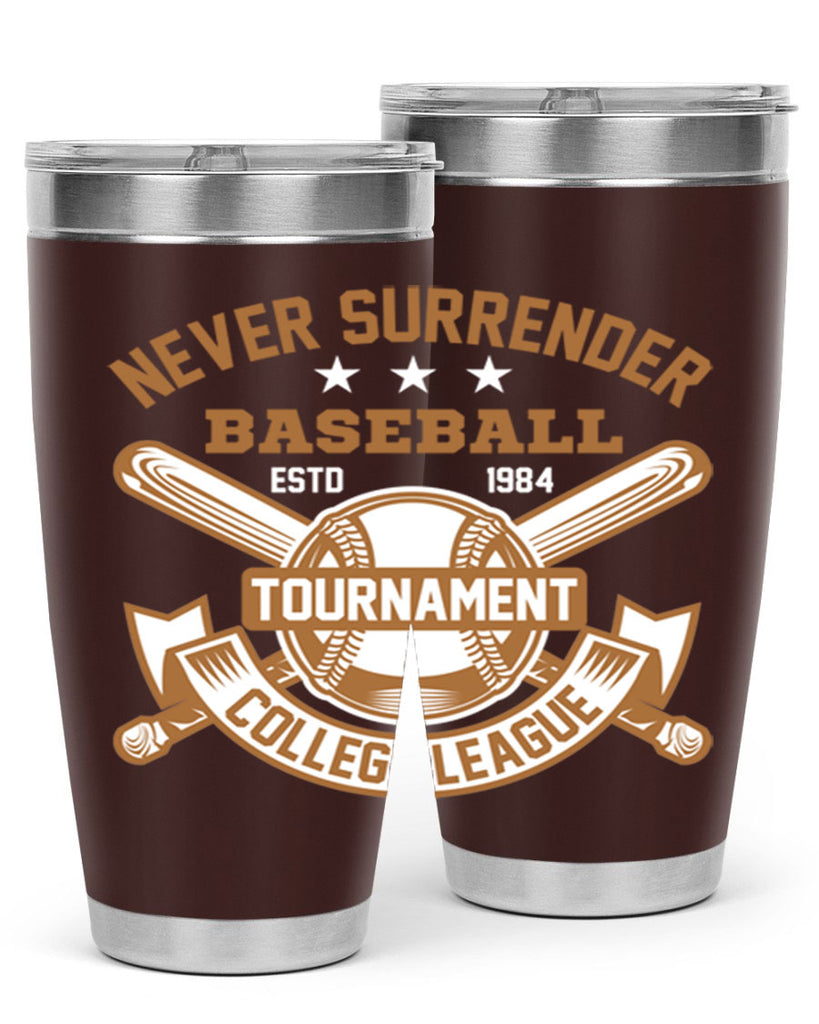 Never 624#- baseball- Tumbler