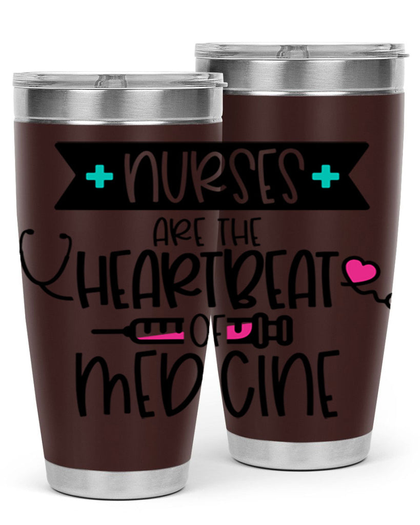 Nurses Are The Heartbeat Of Medicine Style Style 91#- nurse- tumbler