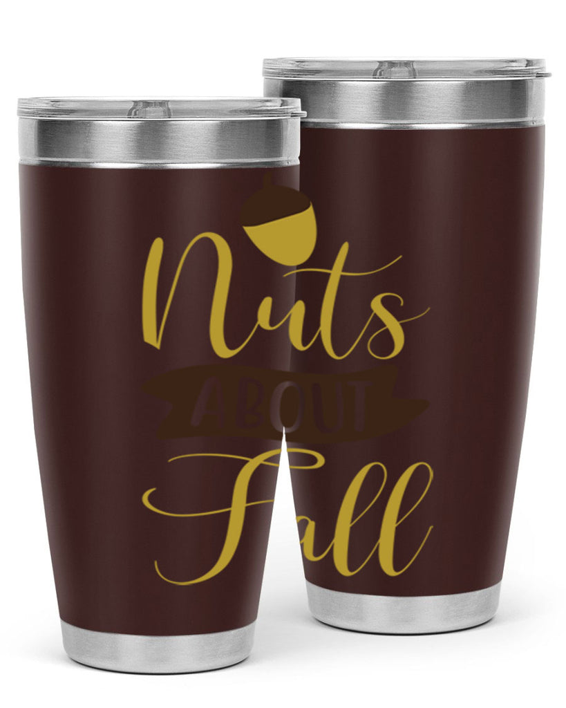 Nuts About Fall 442#- fall- Tumbler