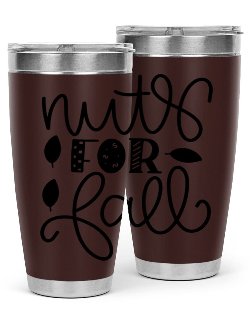 Nuts For Fall 446#- fall- Tumbler
