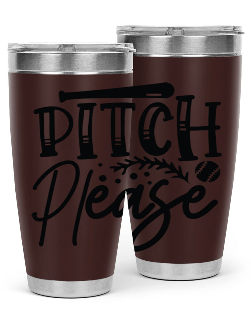 Pitch Please 2037#- baseball- Tumbler