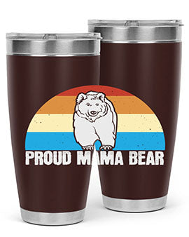 Proud mama bear 26#- Bears- Tumbler