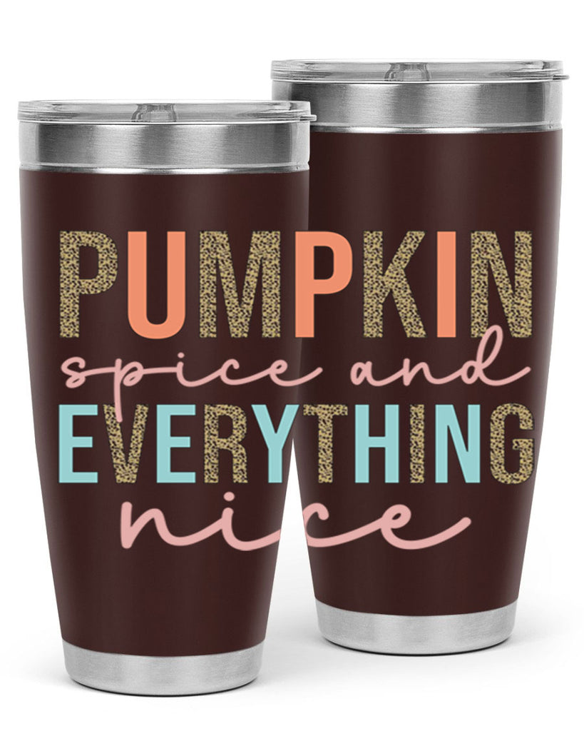Pumpkin Spice And Everything Nice 533#- fall- Tumbler