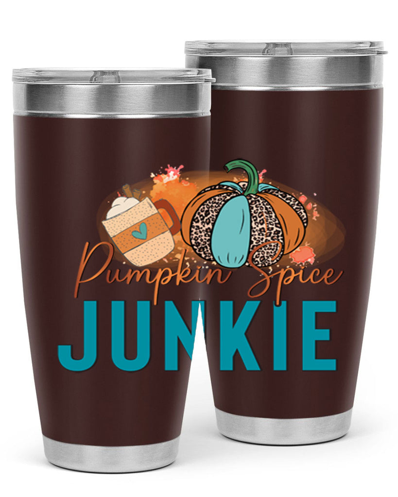 Pumpkin Spice Junkie 550#- fall- Tumbler