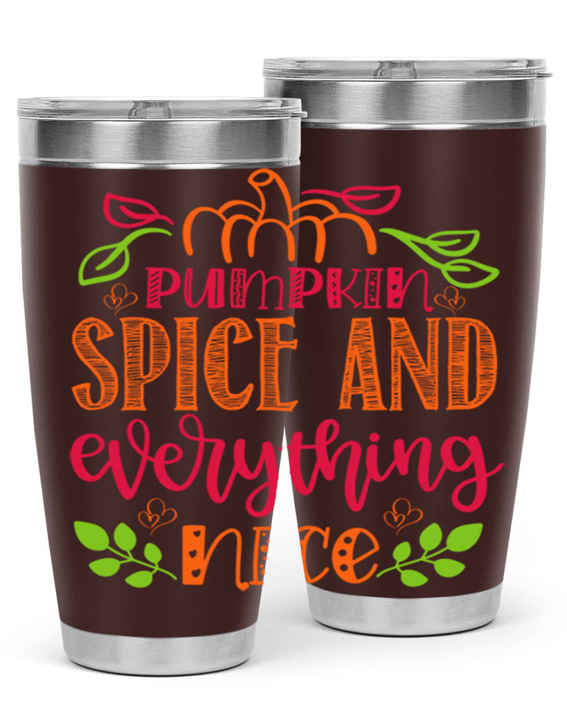 Pumpkin Spice and Everything Nice 536#- fall- Tumbler